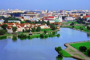 ミンスク市内の風景