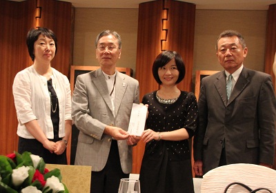 仙台市訪問団から高雄市へのお見舞い