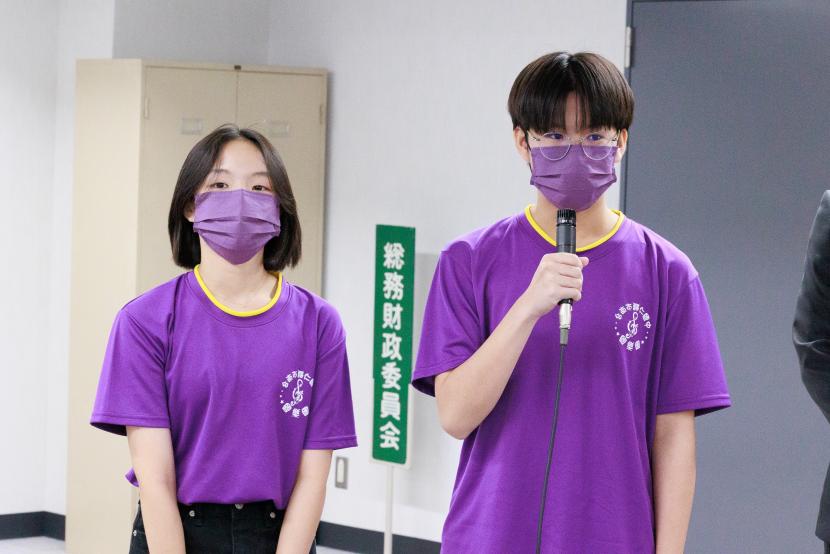 代表生徒挨拶