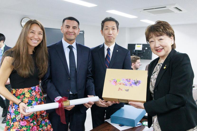 市長表敬(ダラス市)