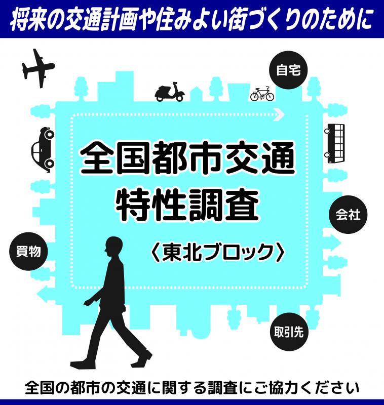 全国都市交通特性調査イメージ
