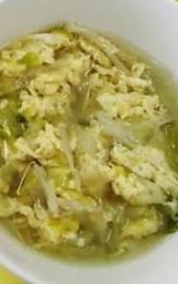 卵と野菜のスープ