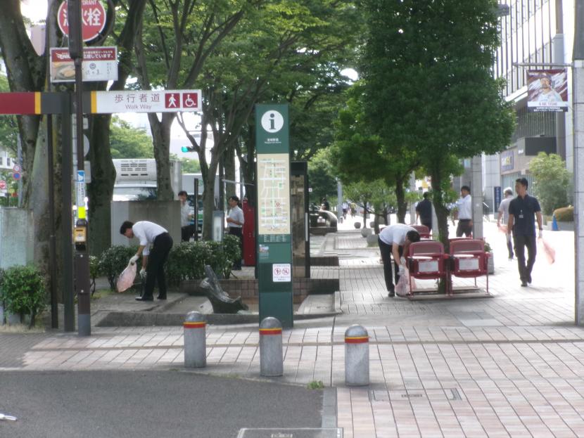 宮城野通り愛護協力会清掃