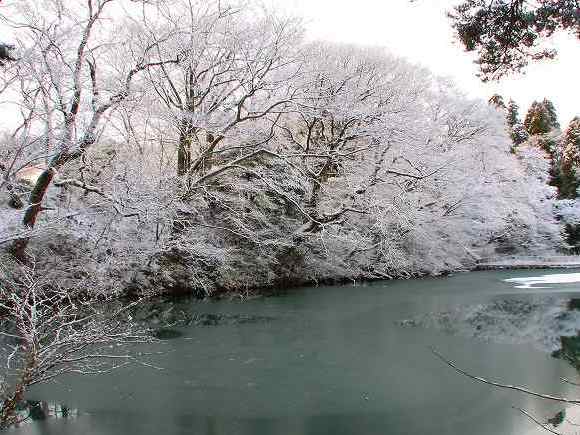 雪の五色沼