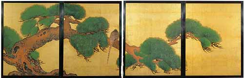 松に山鳥図