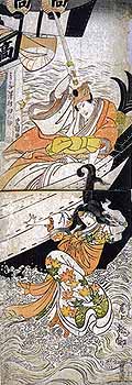 二代目沢村田之助の頼兼と二代目尾上松助の高尾