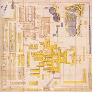 仙台藩　江戸上屋敷絵図