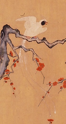 画像／花鳥図屏風（綬帯鳥2）