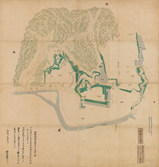 画像／仙台城修復伺絵図　元文4年（1739）7月