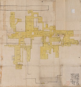 仙台藩庁絵図　明治2年（1869）