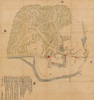 画像／仙台城修復伺絵図　享保6年（1721）11月5日