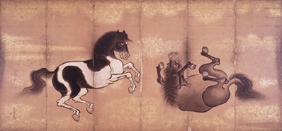 野馬図屛風