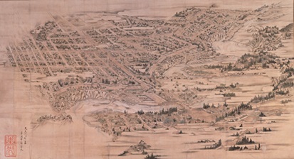 画像／仙台城下絵図（画僧小）