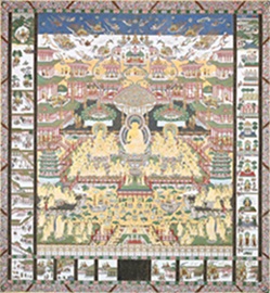 画像／当麻曼荼羅（西方寺）