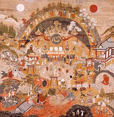 画像／熊野観心十界曼荼羅　蓮化寺
