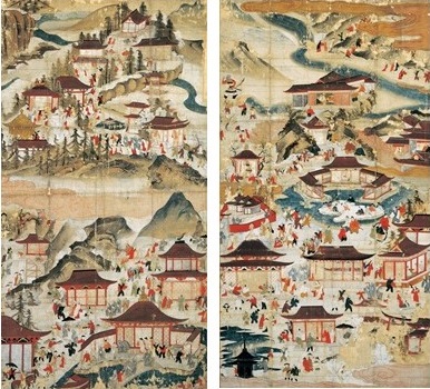 画像／平泉諸寺参詣曼荼羅