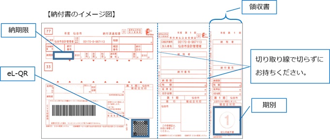 納付書イメージ画像