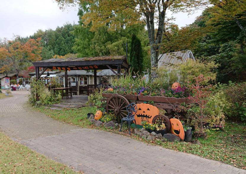 98_ハロウィンに彩られた花馬車