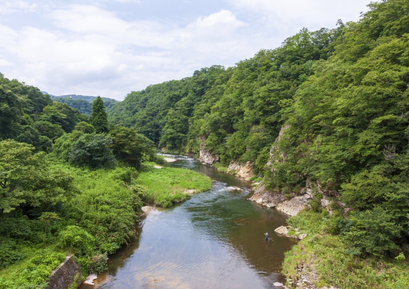 苦地橋からの眺望