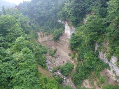 仙台城の「天然の要塞」となっていた雄大な峡谷