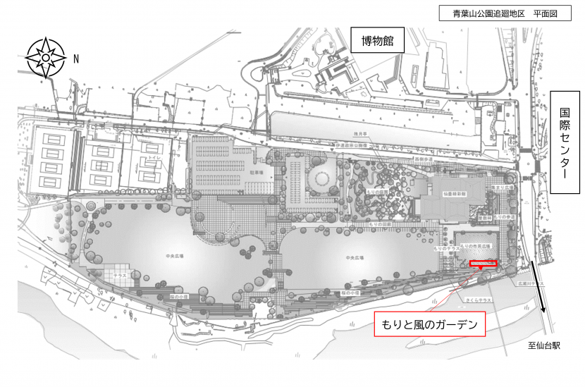 もりと風のガーデン位置図
