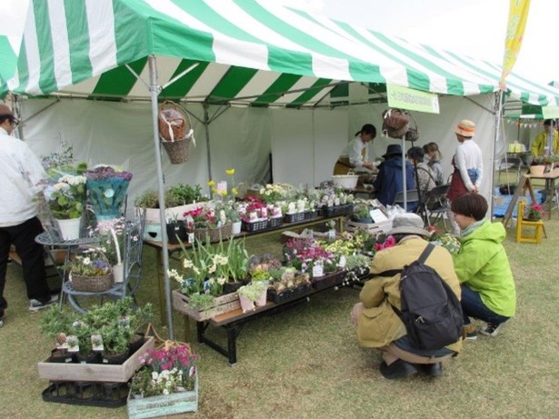 主催者団体のブース