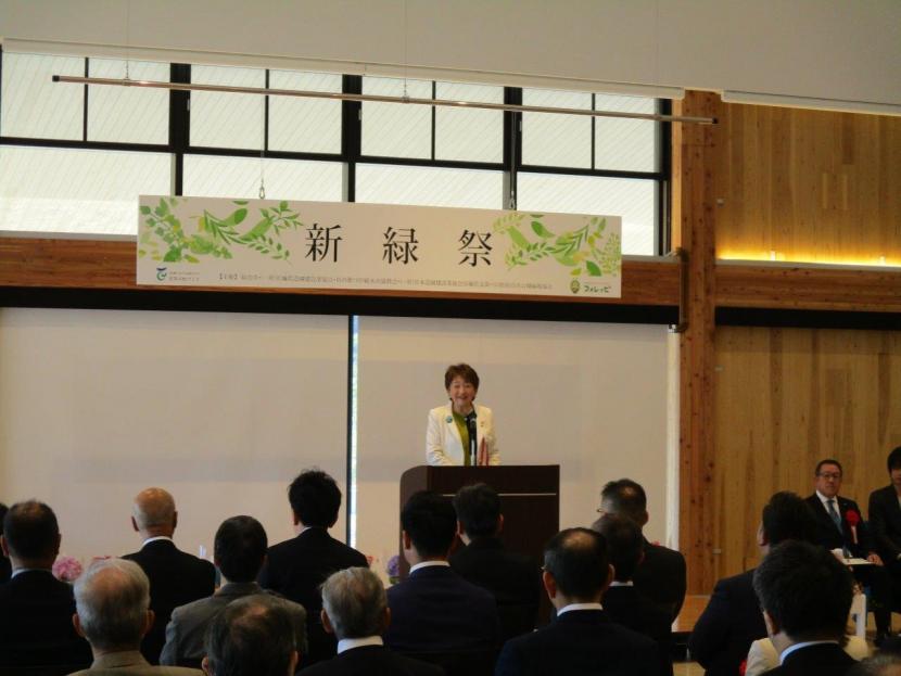 R08新緑祭式典の様子