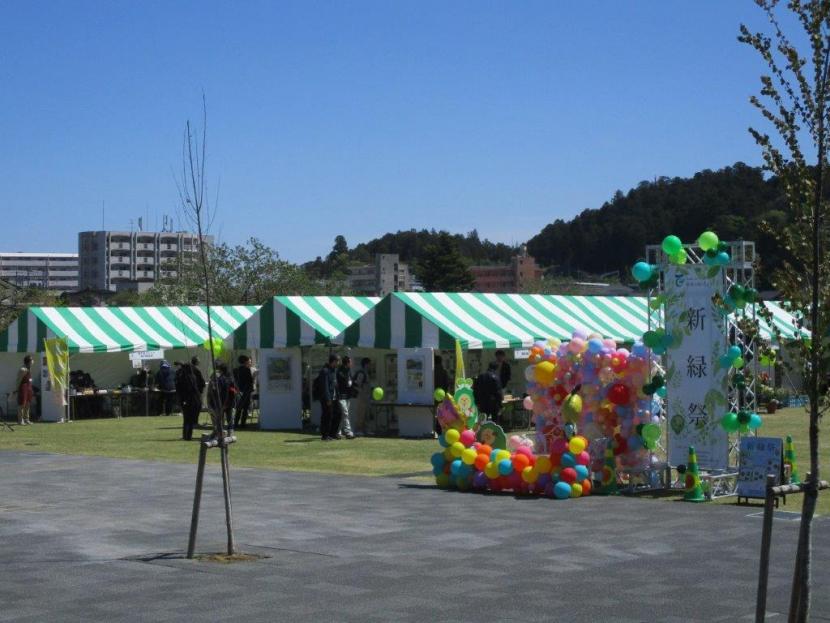 R08新緑祭のイベントブースの様子
