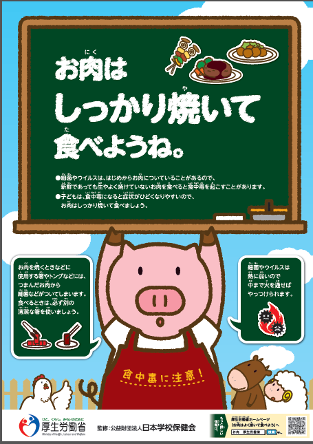 お肉の食中毒を避けるためにはどうしたらよいの？