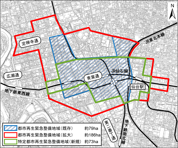 整備対象区域図