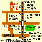 仙台市役所北庁舎案内図