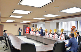 宮城縣護國神社　福娘　来訪_01