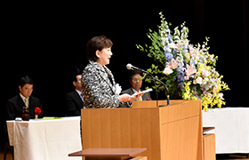 市長が話している様子