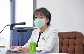 会議での市長の様子1