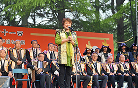 挨拶の様子