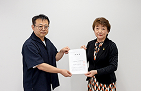 要望書の受け取り