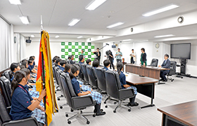 0908表敬訪問の様子