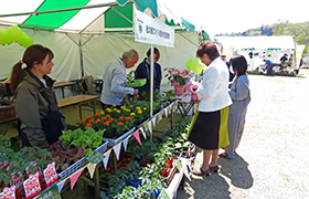 0425会場を視察する市長