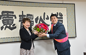 花束贈呈
