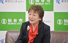 市長アップ