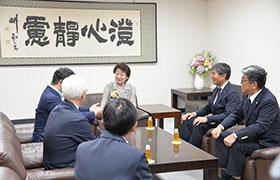 懇談の様子