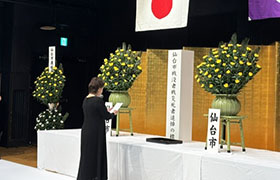 慰霊祭の様子