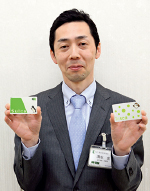 写真：icscaとSuica