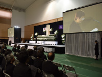 写真：東日本大震災仙台市追悼式を開催