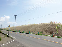 写真：かさ上げ道路