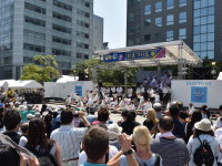 写真：「仙台七夕・おまつり広場」は連日多くの人でにぎわいました