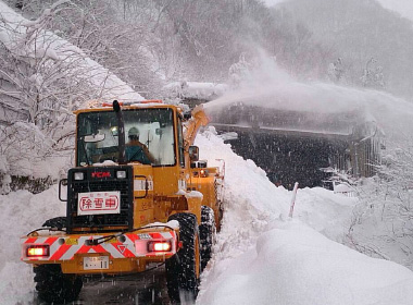 写真:除雪車