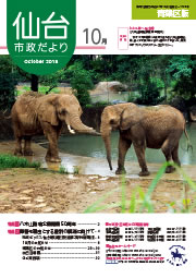 画像：平成27年10月号表紙　市政だより平成27年10月号にリンクします