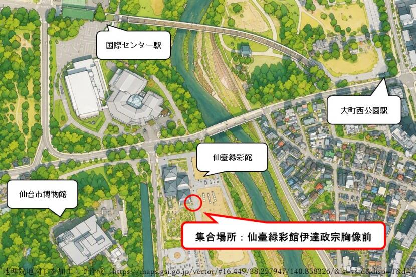 0825修正_緑彩館周辺地図(イラスト)