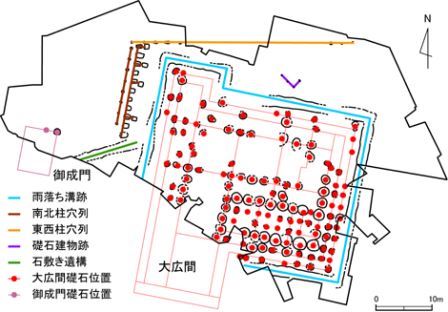 発掘調査で見つかった遺構